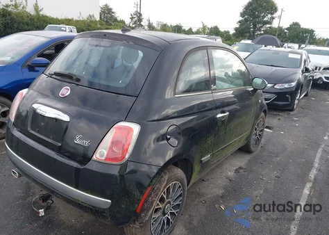 2012 Fiat 500 Lounge z USA, uszkodzony, nr VIN 3C3CFFCR2CT253986